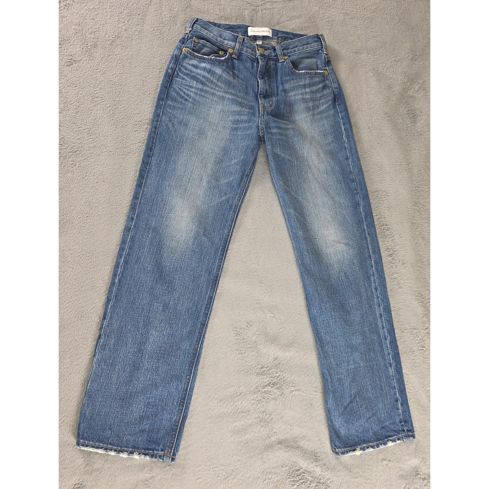 Tu Es Mon Tresor The Emerald Jean High Rise Straight Leg Blue Denim Japan Sz 27